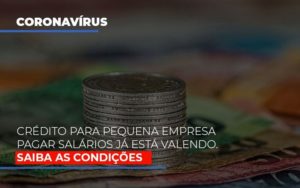 Credito Para Pequena Empresa Pagar Salarios Ja Esta Valendo Prime Cont - Escritório de Contabilidade em Caxias do Sul | Prime Cont